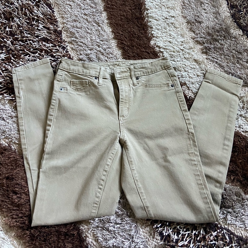 Khaki Skinny Jeans